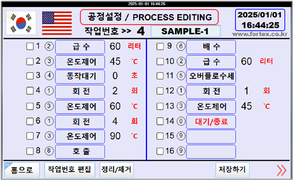 ForTex Dif Jigger 염색기